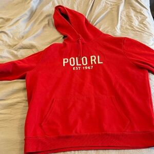 Polo by Ralph Lauren Men's Red Hoodie